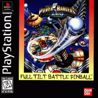 Power Rangers Zeo Full Tilt Battle Pinball PAL Playstation PAL box art